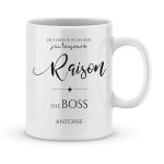 Mug personnalisé avec un prénom J'ai toujours raison