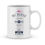 Mug personnalisé avec un prénom Maman est belle