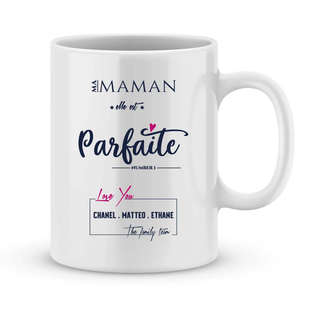 Tasse-Mug Meilleure Marie Prénom Licorne - Idée Cadeau Humour Original Anniversaire