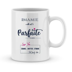 Mug personnalisé avec un prénom Mamie est parfaite