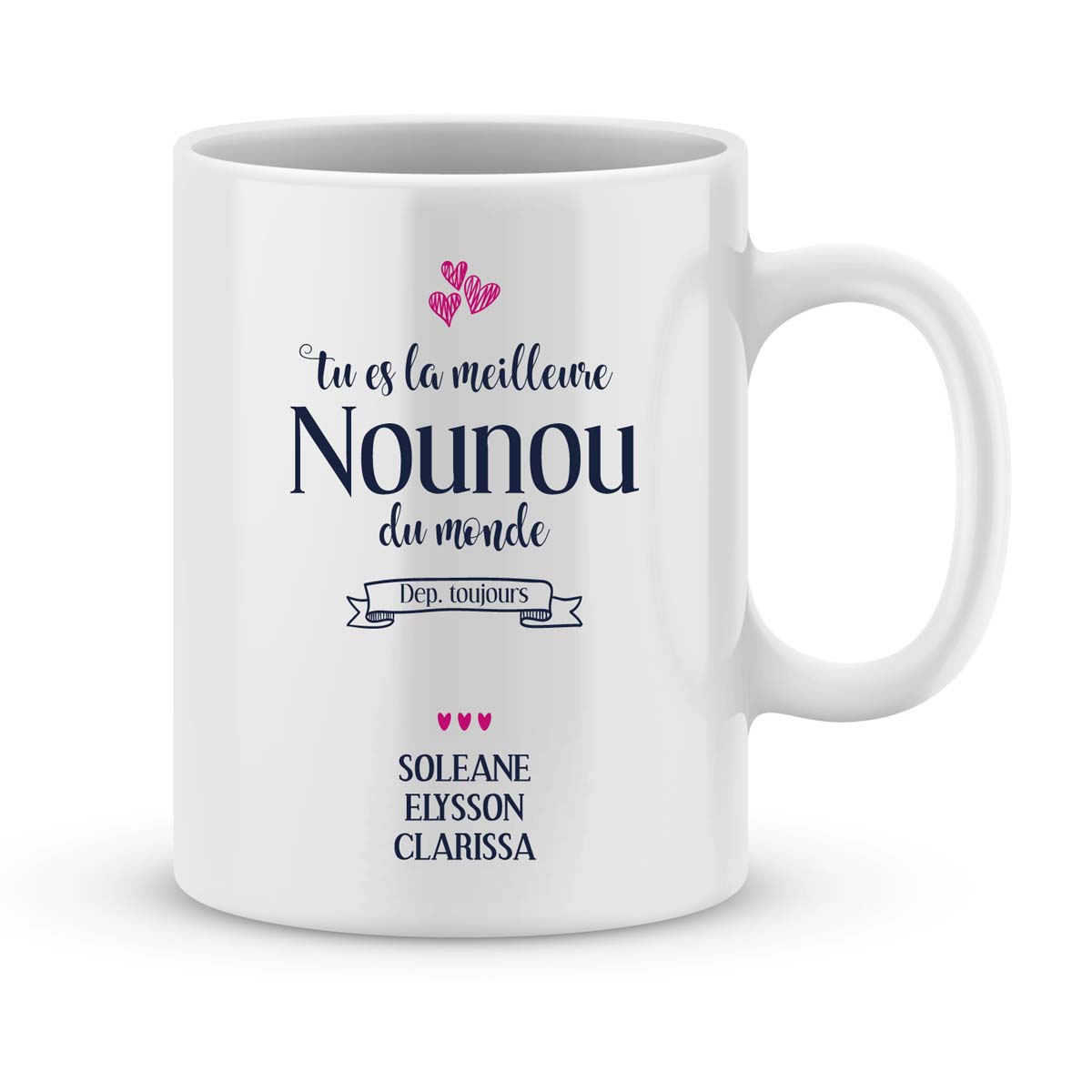 Mug Meilleure nounou du monde - Tasse à petits prix