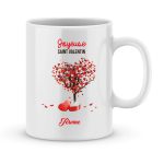 Mug personnalisé avec un prénom joyeuse saint valentin