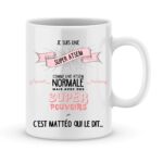 Mug personnalisé avec un prénom super atsem