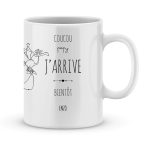 Mug personnalisé avec un prénom coucou papy