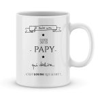 Mug personnalisé avec un prénom papy qui déchire