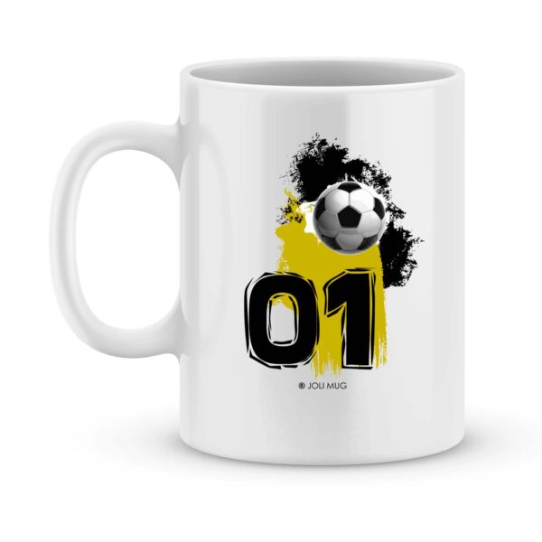 Mug personnalisé avec un prénom foot angers