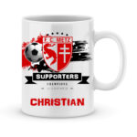 Mug personnalisé avec un prénom foot Metz