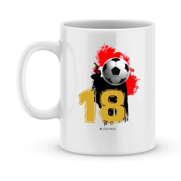 Mug personnalisé avec un prénom foot Monaco