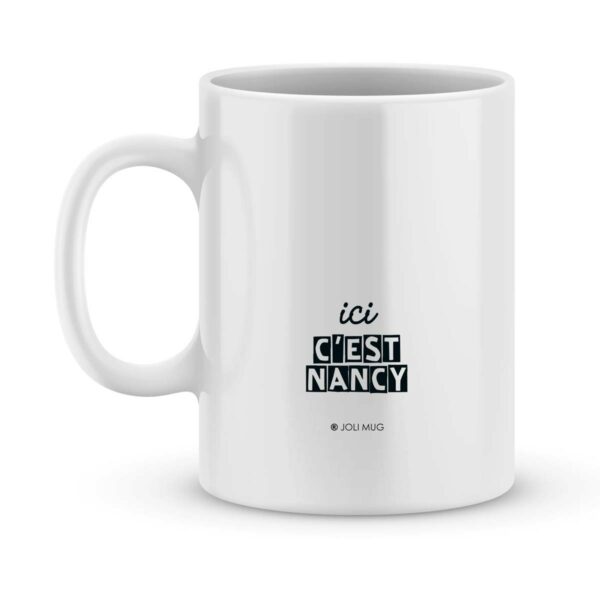 Mug personnalisé avec un prénom foot Nancy