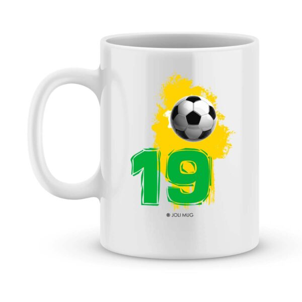 Mug personnalisé avec un prénom foot Nantes