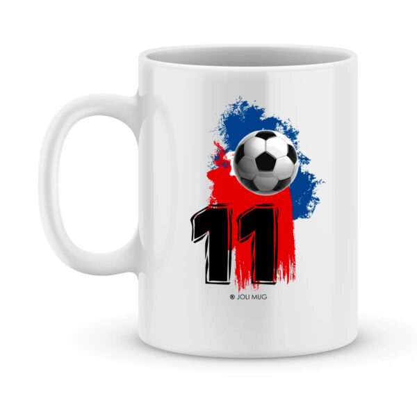 Mug personnalisé avec un prénom foot PSG