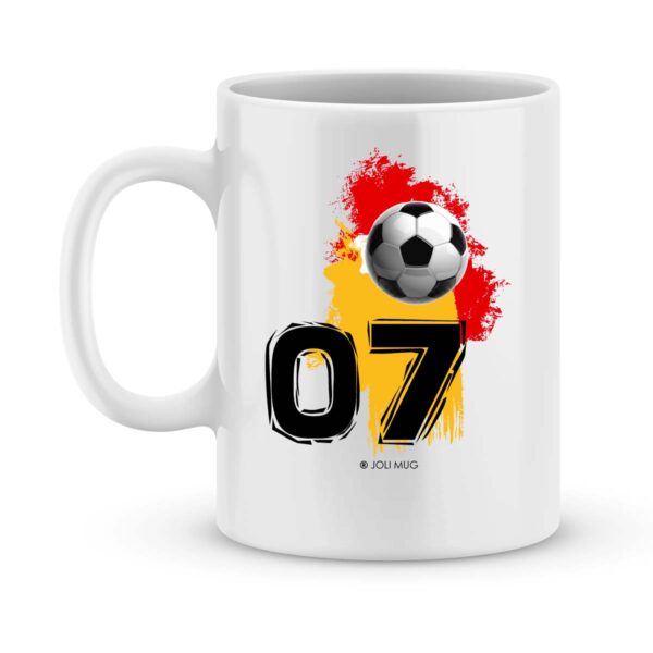 Mug personnalisé avec un prénom foot Rennes