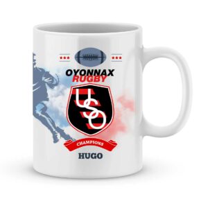 Mug personnalisé rugby top 14 Oyonnax Rugby