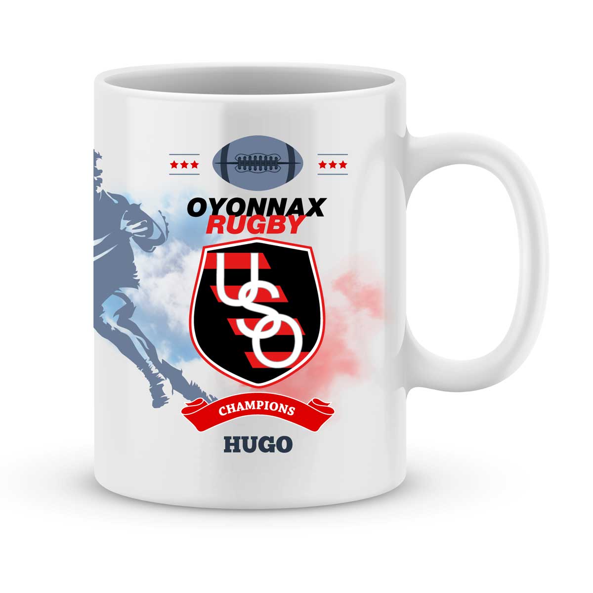 Mug personnalisé rugby top 14 Oyonnax Rugby - Joli Mug