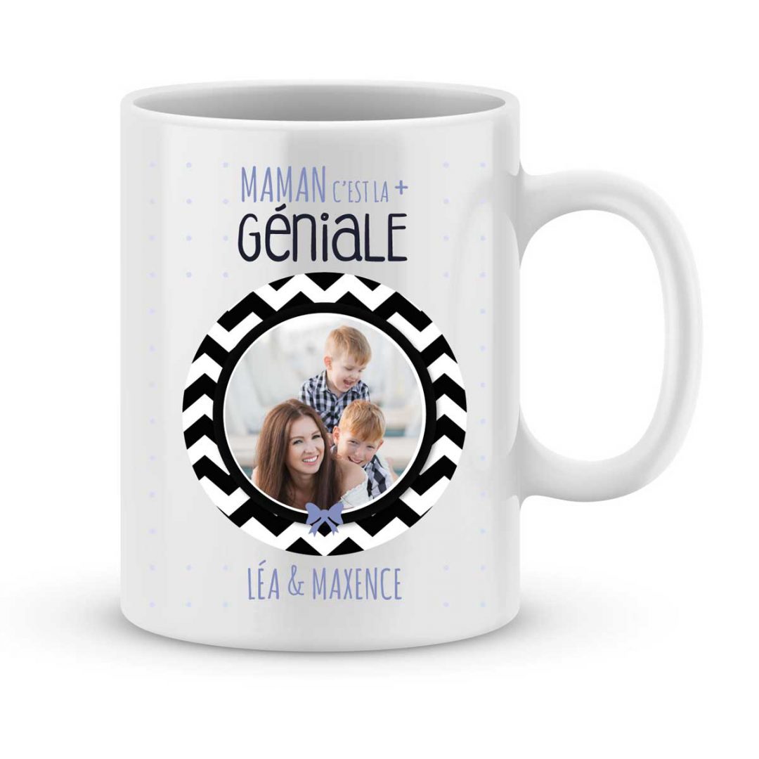 Ma Personne Préférée - Mug Personnalisé Papa Maman Avec Mots Mêlés