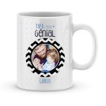 Mug personnalisé avec prénom et photo papa est génial