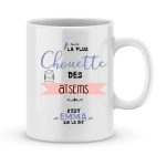 Mug personnalisé avec un prénom la plus chouette des atsems