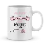 Mug personnalisé avec un prénom maîtresse qui déchire