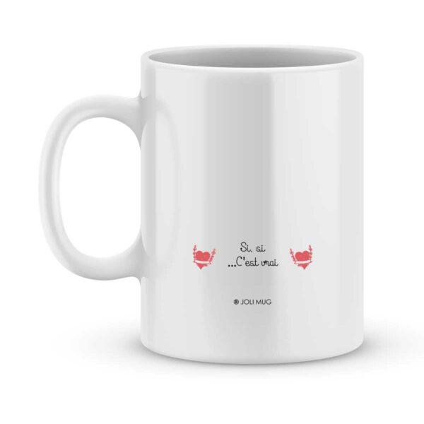 Mug personnalisé avec un prénom papa parfait