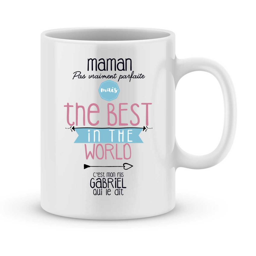 Cadeau fête des mères | Mug personnalisé photo bonne fête maman