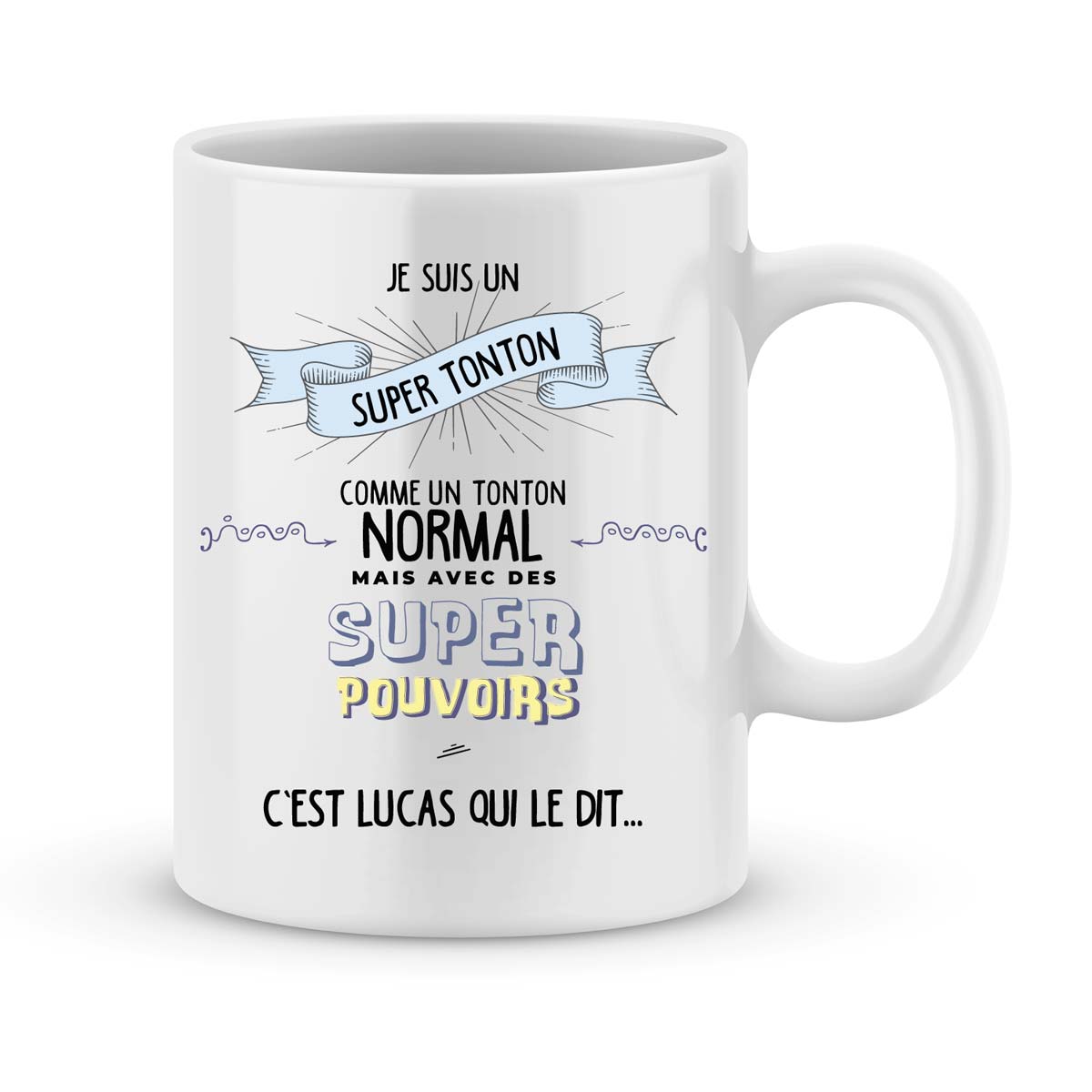 Mug prénom personnalisé 1 avatar