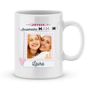 Cadeau anniversaire Joyeux Anniversaire Maman avec photo