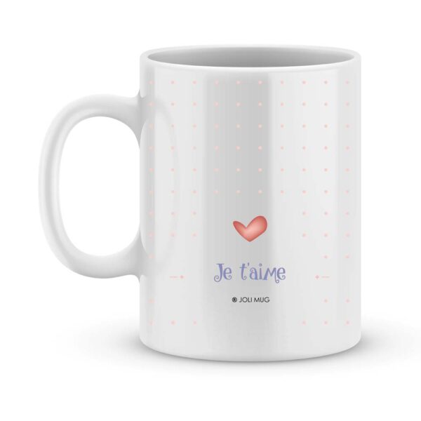 Cadeau anniversaire Maman avec photo et 3 prénoms - Joli Mug