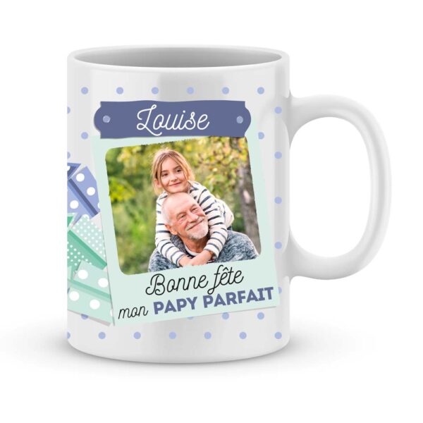 Mug personnalisé bonne fête mon papy parfait