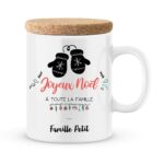 Cadeau personnalisé. Mug joyeux noël et meilleurs voeux