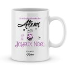 Cadeau noël atsem. Mug personnalisé joyeux noël