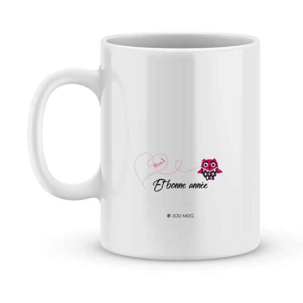 Cadeau noël soeur. Mug personnalisé joyeux noël