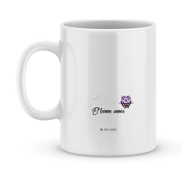 Cadeau noël animatrice. Mug personnalisé joyeux noël