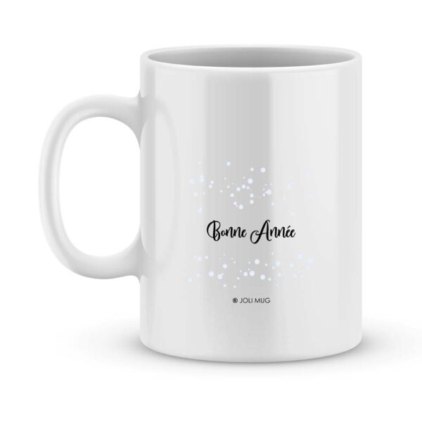 Cadeau parrain. Mug personnalisé prénom joyeux noël parrain