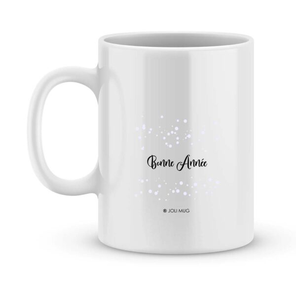 Cadeau nounou. Mug personnalisé joyeux noël nounou