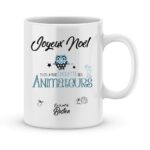 Cadeau noël animateur. Mug personnalisé joyeux noël