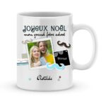 Cadeau frère. Mug joyeux noël grand frère adoré