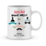 Cadeau frère. Mug personnalisé joyeux noël grand frère