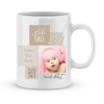 Cadeau personnalisé. Mug bonne année avec photo