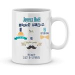 Cadeau frère. Mug personnalisé joyeux noël grand frère