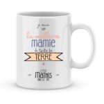 Cadeau mamie - Mug personnalisé meilleure mamie