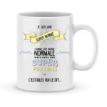 Cadeau mamie - Mug personnalisé super pouvoirs