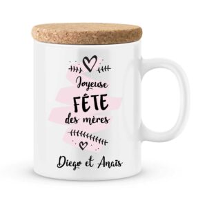 Cadeau fête des mères | Mug personnalisé joyeuse fête des mères