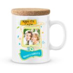 Cadeau fête des pères | Mug personnalisé bonne fête papa avec photo