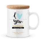 Cadeau papa | Mug personnalisé I love you et bonne fête