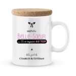 Cadeau belle-soeur I Mug personnalisé avec prénom belle-soeur au top