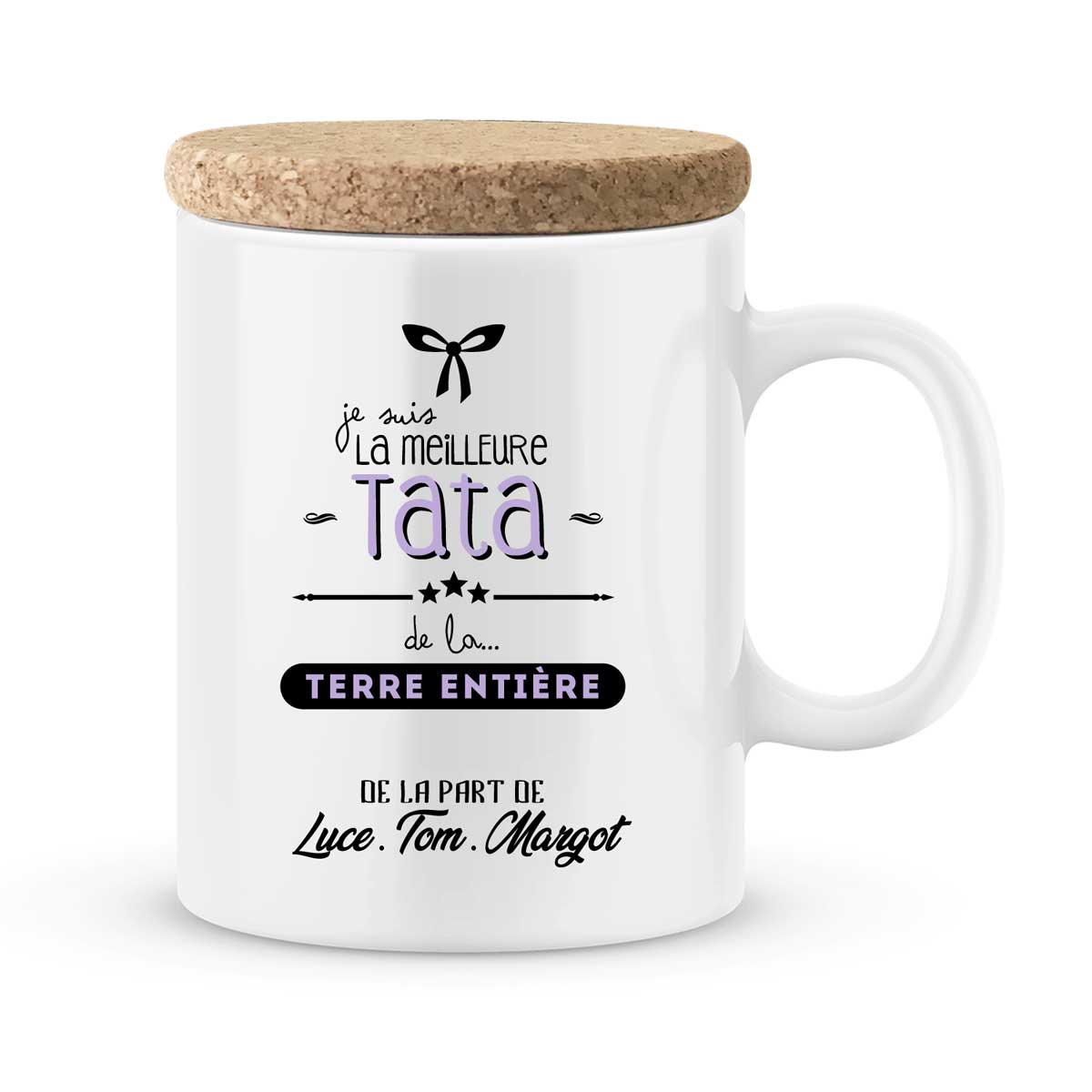 Cadeau tata I Mug personnalisé avec prénom meilleure tata