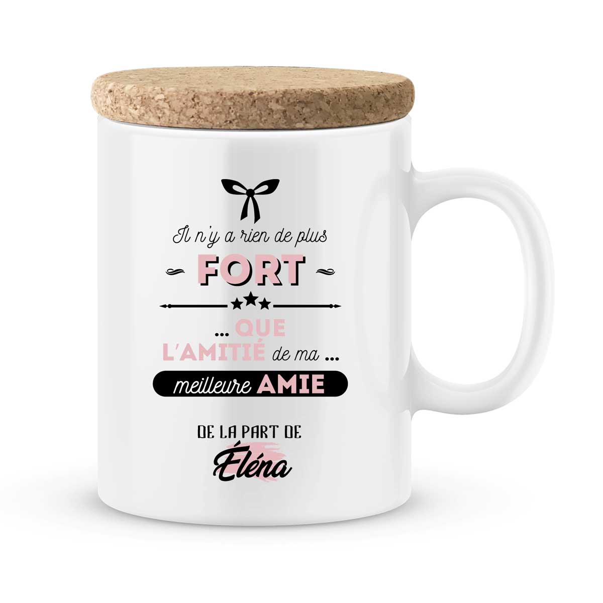 Mug Photo Personnalisé Meilleure amie - Pour Filles - Mug Personnalisé