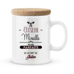 Cadeau atsem I Mug personnalisé avec prénom atsem parfaite