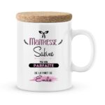 Cadeau maîtresse I Mug personnalisé avec prénom maîtresse parfaite