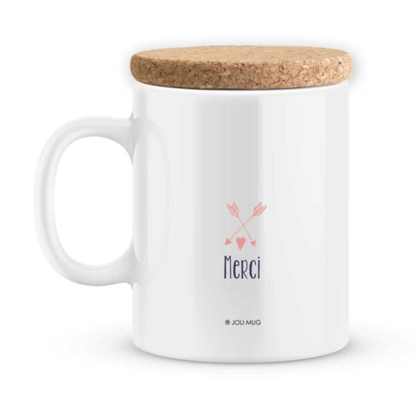 Cadeau nounou. Mug personnalisé avec prénom juste merci nounou